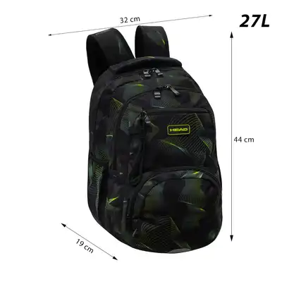 Plecak szkolny Head Green Wave AB200