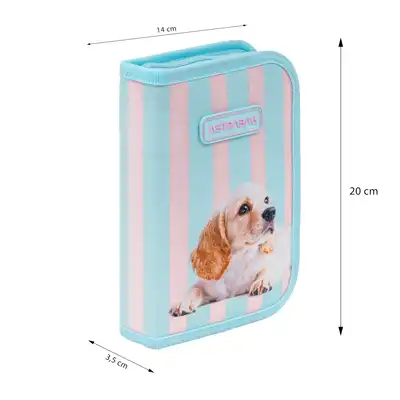 Piórnik pojedynczy bez wyposażenia Astrabag Puppy Line AC1