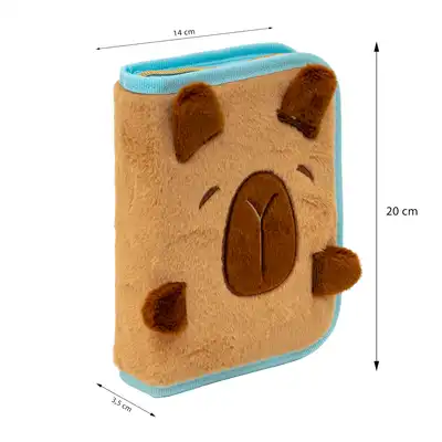 Piórnik pojedynczy bez wyposażenia Astrabag Fluffy Capy AC1