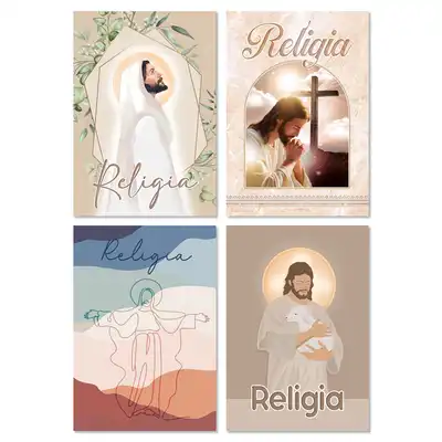 Zeszyt w kratkę z poddrukiem Delta A5 60 kartek Religia przedmiotowy
