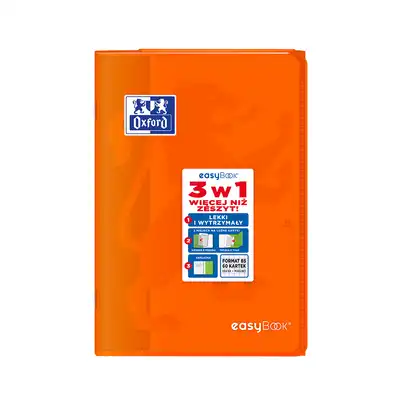 Zeszyt Oxford B5 60 kartek kratka 3w1