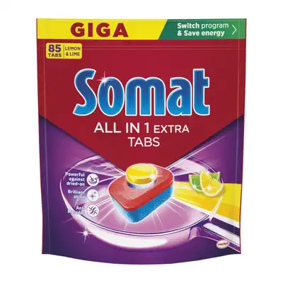 Kapsułki do zmywarki Somat All in 1 Extra Lemon 85 sztuk