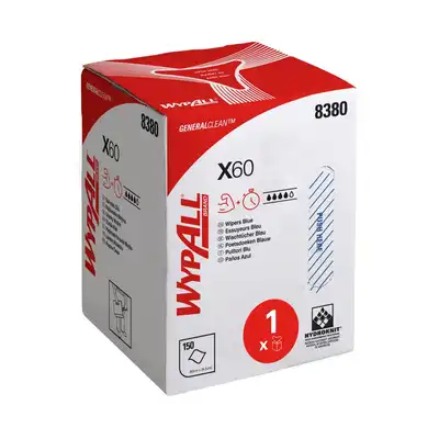Czyściwo w roli Wypall X60 General Clean centralnie odwijane