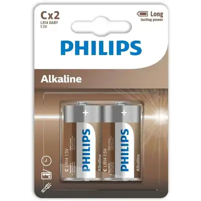 Baterie Philips LR14 C alkaiczna 2 sztuki
