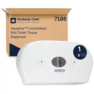 Dozownik podwójny do papieru toaletowego Kimberly-Clark 7186