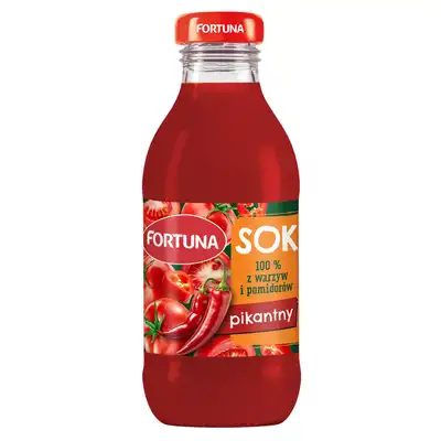 Sok pomidorowy pikantny Fortuna 0,3l szkło
