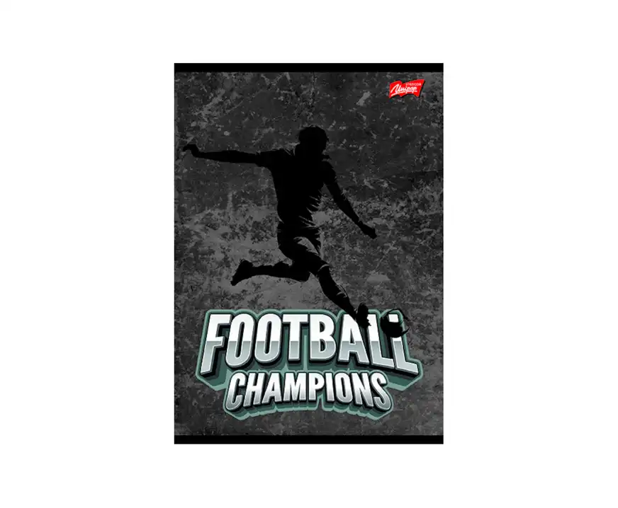 Zeszyt A5 32 kartki w kolorową trzylinię Football Champions