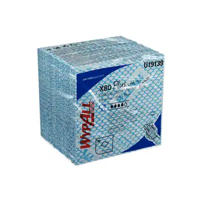 Czyściwo składane Wypall X80 Critical Clean 35,5x35,5cm 30 sztuk