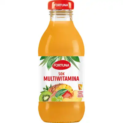 Sok multiwitamina Fortuna 0,3l szkło
