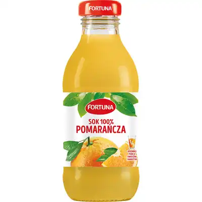 Sok pomarańczowy Fortuna 0,3l szkło