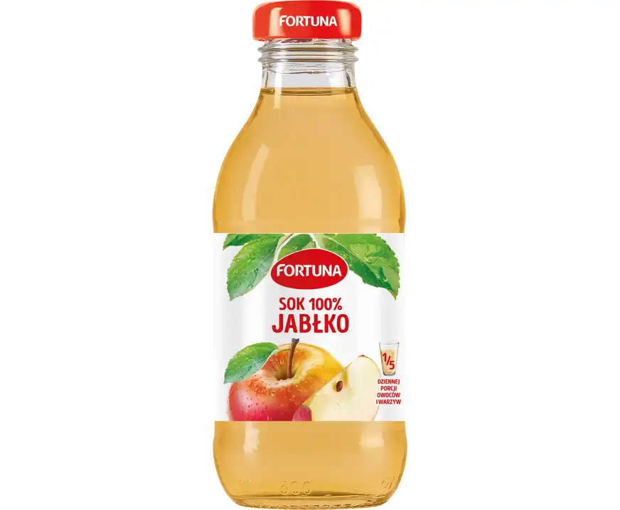 Sok jabłkowy Fortuna 0,3l szkło