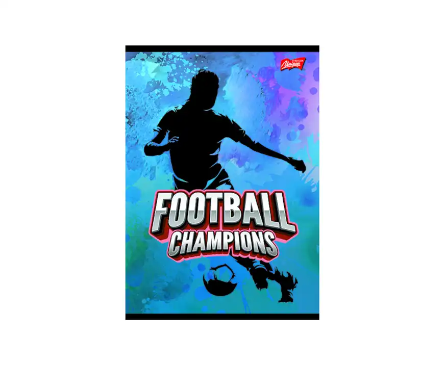 Zeszyt A5 32 kartki w kolorową trzylinię Football Champions