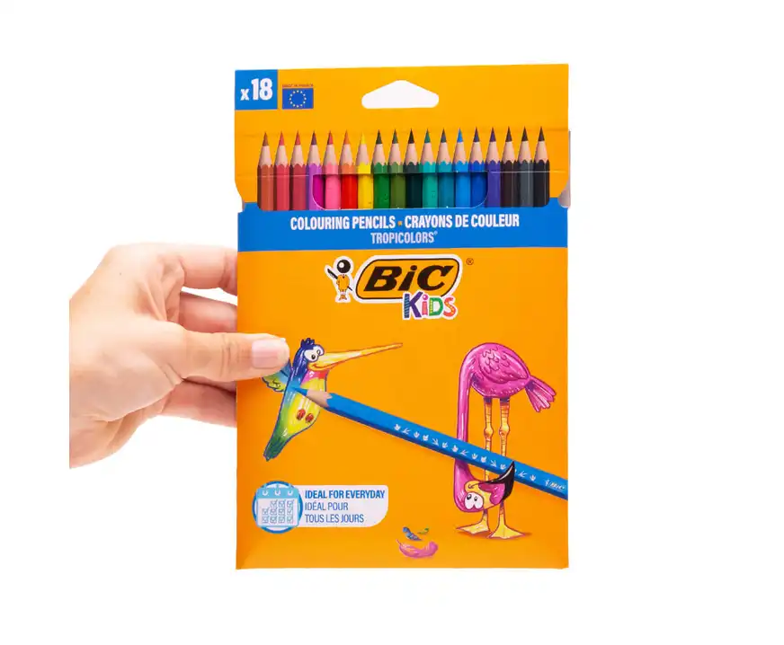 Kredki ołówkowe Bic Tropicolor 18 kolorów
