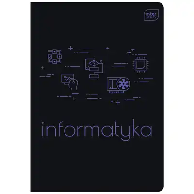 Zeszyt A5 60 kartek w kratkę Informatyka przedmiotowy