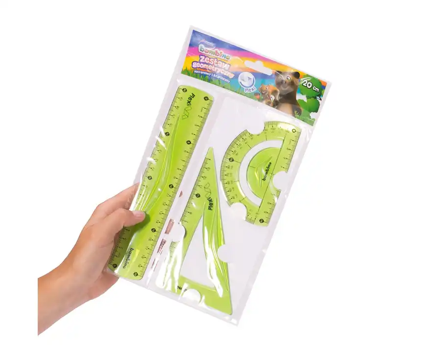 Zestaw geometryczny 3 elementy 20 cm Bambino