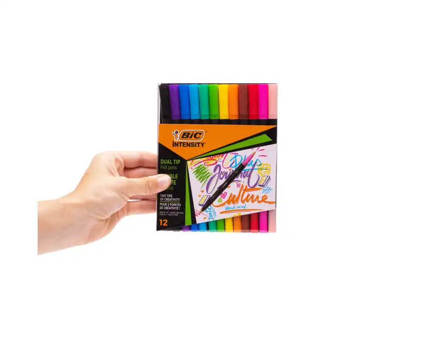 Pisaki dwustronne Bic Intensity Dual 12 kolorów