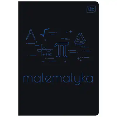 Zeszyt A5 60 kartek w kratkę Matematyka przedmiotowy