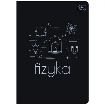 Zeszyt A5 60 kartek w kratkę Fizyka przedmiotowy