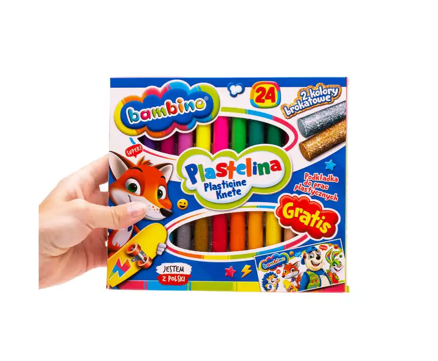 Plastelina Bambino 24 kolory