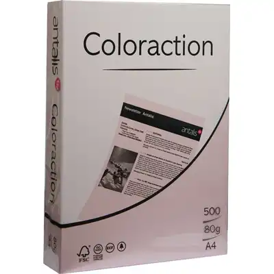 Papier ksero kolorowy A4 160g Tropic różowy Coloraction