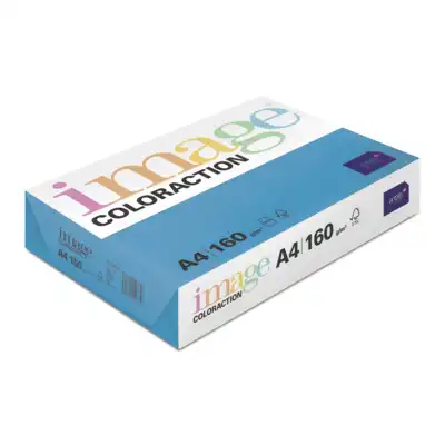 Papier ksero kolorowy A4 160g Stockholm niebieski ciemny Coloraction