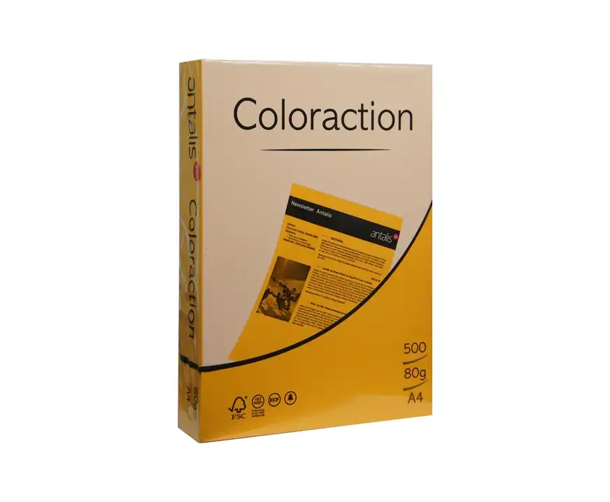 Papier ksero kolorowy A4 80g Venezia pomarańczowy Coloraction