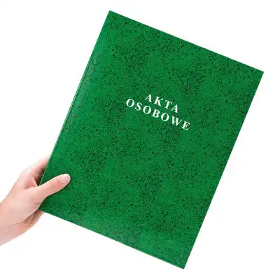 Teczka do akt osobowych Konfex T-04 zielony
