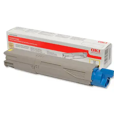 Toner Oki 43459329 C3300 yellow oryginał (2.500 kopii)
