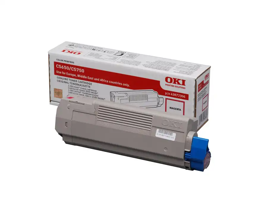 Toner Oki 43872306 C5650 magenta oryginał
