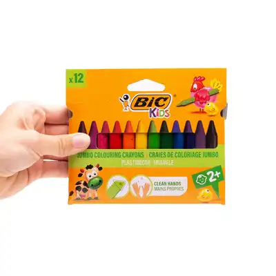 Kredki świecowe Bic Kids Plastidecor Triangle 12 kolorów
