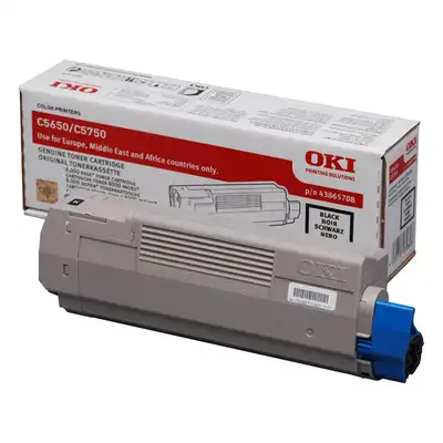 Toner Oki 43865708 C5650 czarny oryginał