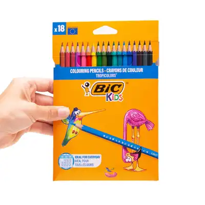 Kredki ołówkowe Bic Tropicolor 18 kolorów