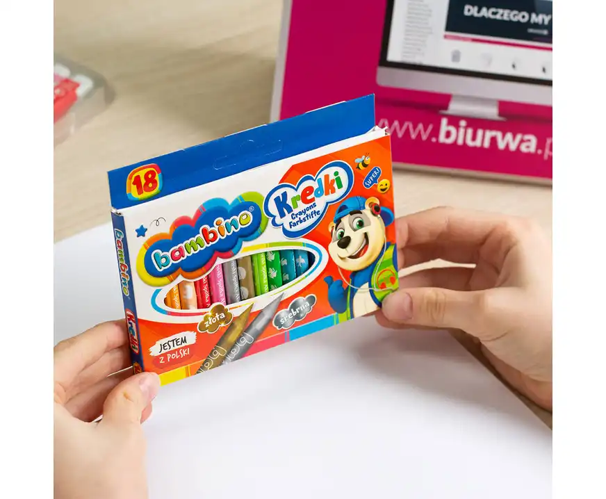 Kredki Bambino 18 kolorów