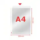 Koszulki na dokumenty Esselte A4 krystaliczne w pudełku 55 mikronów