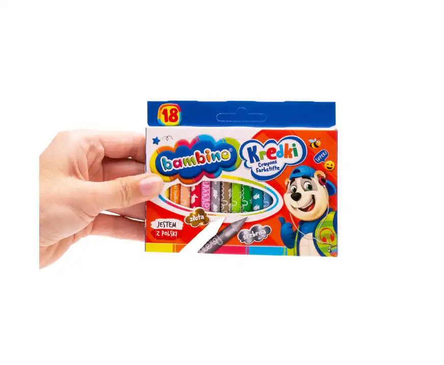 Kredki Bambino 18 kolorów