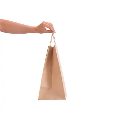 Torba papierowa ekologiczna 305x170x340 mm brązowa