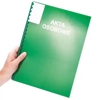 Teczka do akt osobowych Konfex T-02  zielony