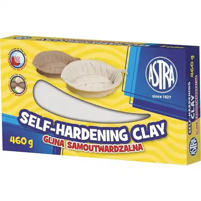 Glina samoutwardzalna Astra 460g biała