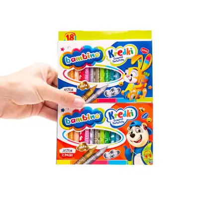 Kredki Bambino 18 kolorów