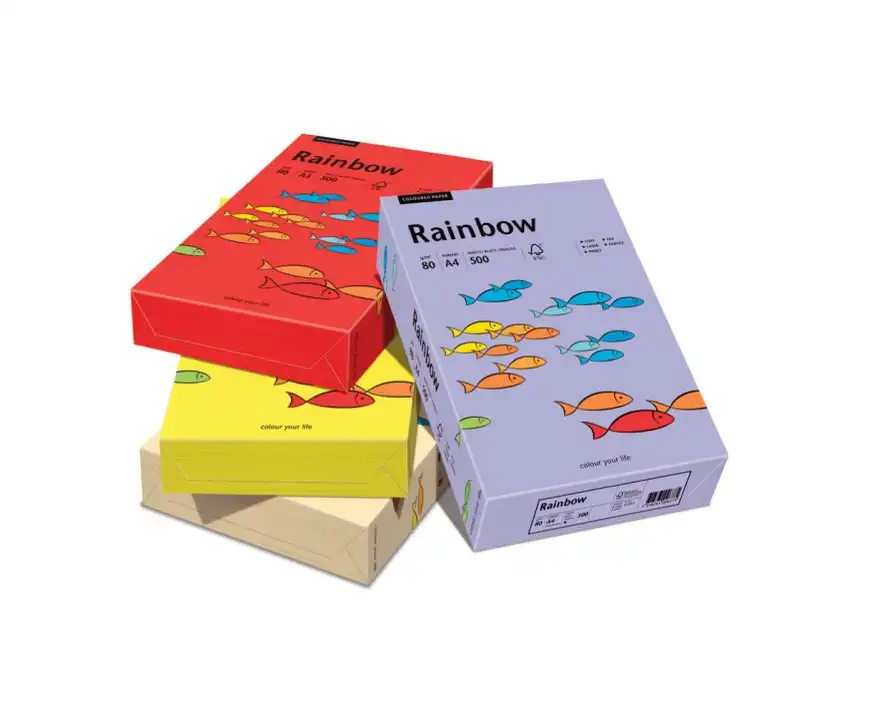 Papier ksero kolorowy A4 80g fioletowy Rainbow