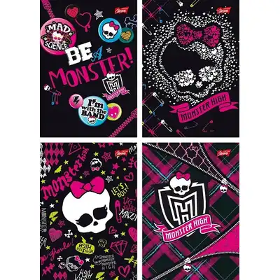 Brulion Monster High A6 96 kartek