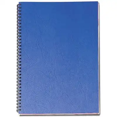 Okładki do bindowania Fellowes A4 skóropodobne - 100 sztuk niebieski