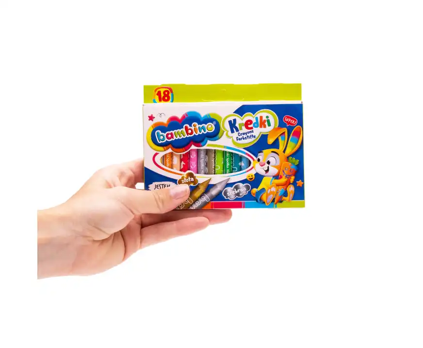 Kredki Bambino 18 kolorów