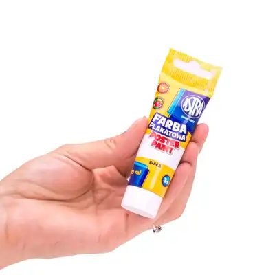 Farby plakatowe Astra w tubie 6 kolorów 30ml