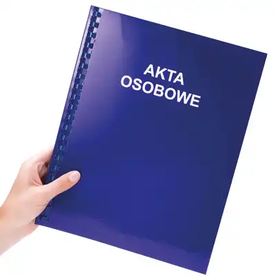 Teczka do akt osobowych Konfex T-03 niebieski