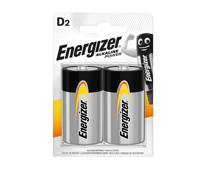 Baterie alkaliczne Energizer Base R20 (Typ D) 1.5V – 2 szt| Biurwa.pl