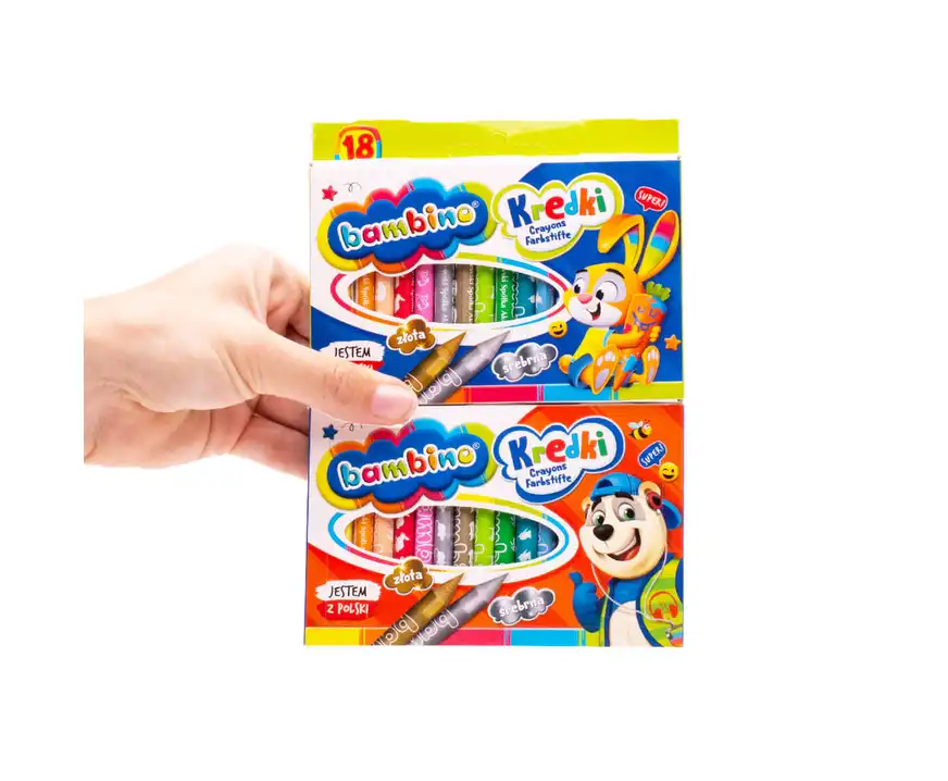 Kredki Bambino 18 kolorów