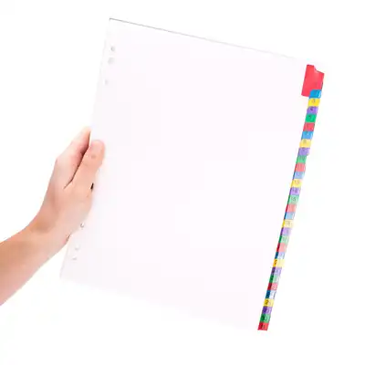 Przekładki do segregatora A4 numeryczne kartonowe 1-31 Esselte Mylar