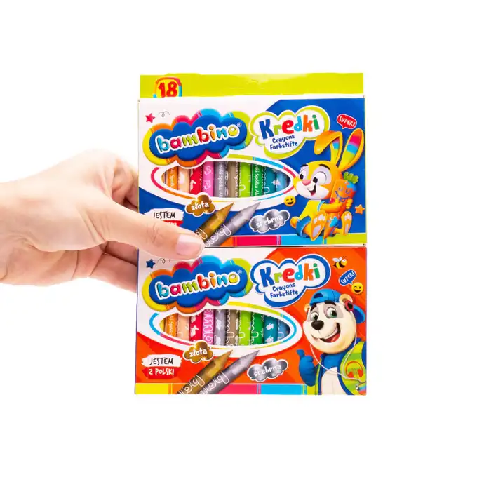 Kredki Bambino 18 kolorów