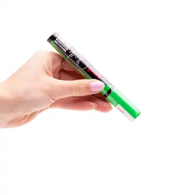 Marker kredowy Uni PWE-5M końcówka okrągła zielony